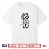 Toy Poodle Cute Dog Lover Gift For Adult Kids Black Shirt