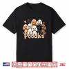 I Love Poodles Shirt Women Girls Kids Cute Poodle Dog Lover Shirt