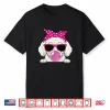 Poodle Dog Kawaii Girl Pink Bandana Funny Poodle Gum Shirt