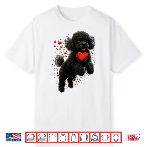 Toy Poodle Love Heart For Valentines Day On Poodle Lover Shirt