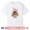 Cute Parisian Poodle With Eiffel Tower Bonjour French Boys Shirt
