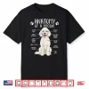 Funny Anatomy Poodle Dog Standard Poodle Owner White Poodle Shirt