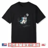 Funny Ufo Alien Cowboy Poodle Retro Western Dog Mom Dad Shirt