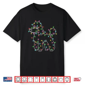 Poodle Dogs Tree Christmas Sweater Xmas Pet Animal Dog Gifts Shirt