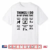 Things I Do In My Spare Time Poodle Dog Owner Poodles Shirt