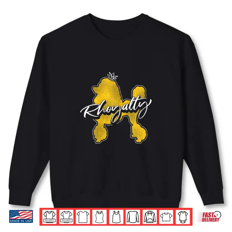 Sweatshirt Stylish Rhoyalty Pretty Poodle Shirt