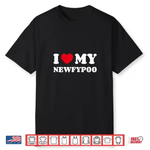 Newfypoos Newfoundland Poodle Mix I Love My Newfypoo Shirt