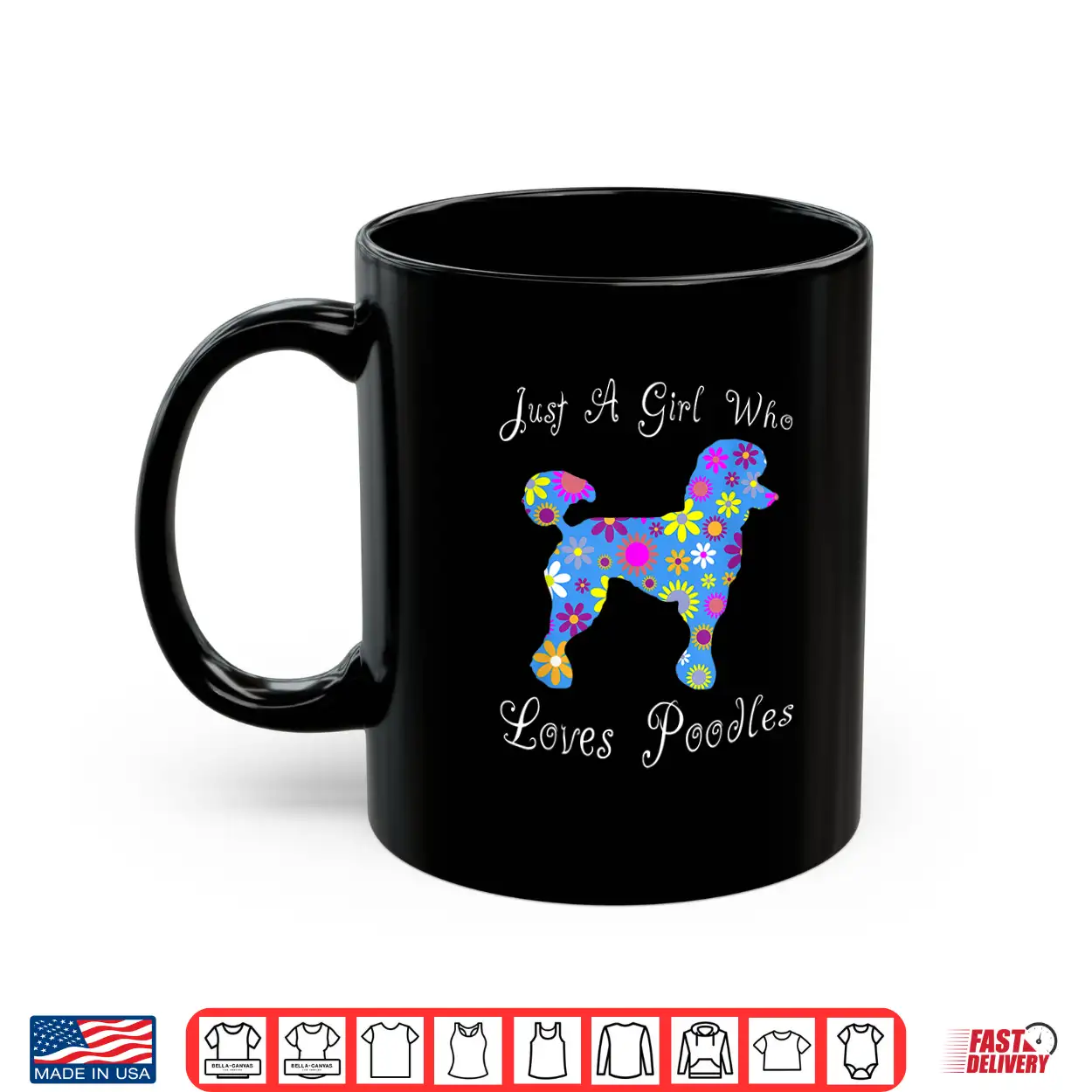 Just A Girl Who Loves Poodles Cute Floral Pet Gifts Women Shirt Just A Girl Who Loves Poodles Cute Floral Pet Gifts Women Shirt