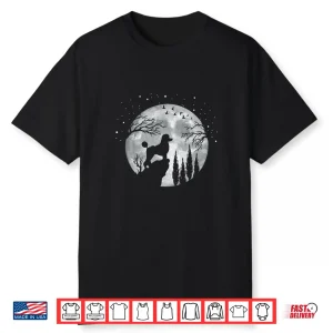 Poodle Pet Dog Fan Full Moon At Night Poodles Poodle Shirt