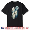 Three Maltese Howling At The Moon 3 Maltipoo Moon Shirt