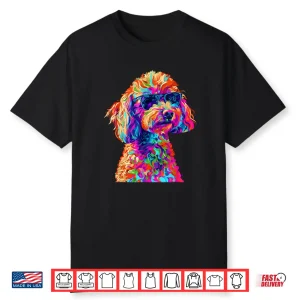 Toy Poodle Lovers Design Pop Art Funny Toy Poodle Dog Shirt
