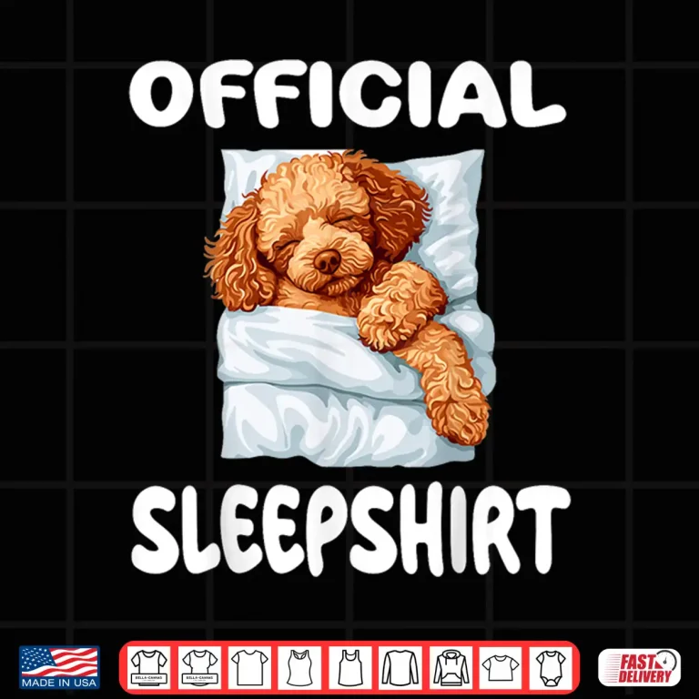 Design Toy Poodle Dog Official Sleepshirt Pajamas Nightgown Shirt