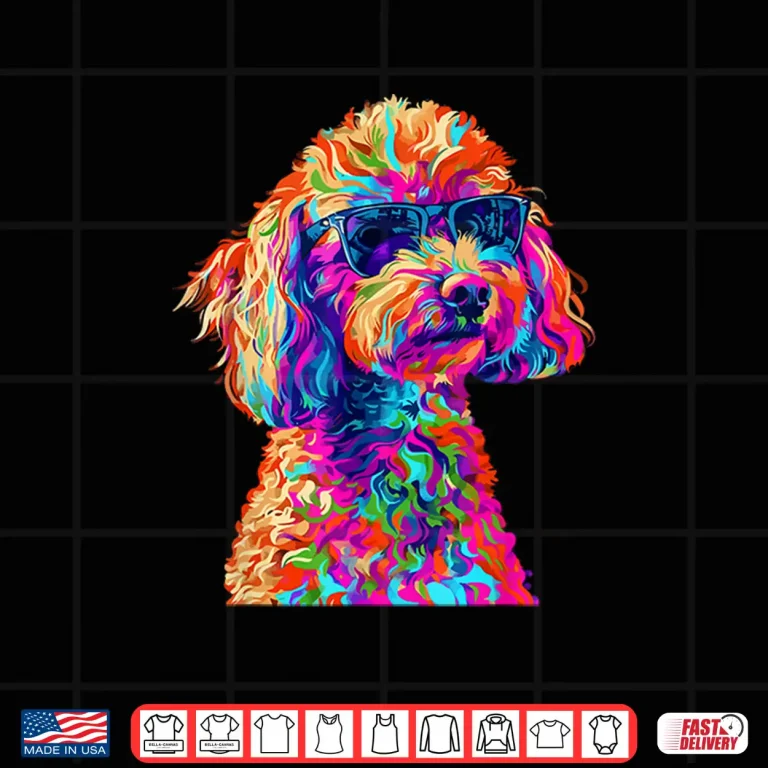 Design Toy Poodle Lovers Design Pop Art Funny Toy Poodle Dog Shirt