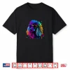 Womens Poodle Pop Art Colorful Design Poodle Lovers Shirt