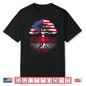 American Grown Austrian Roots Flag Heritage Shirt