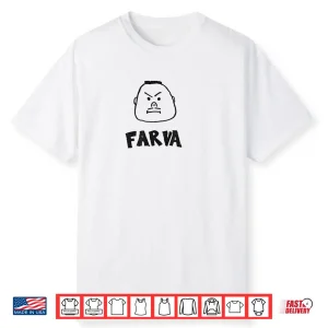Funny Farva Bachelor Party Drawing Cartoon Big Head Shirt