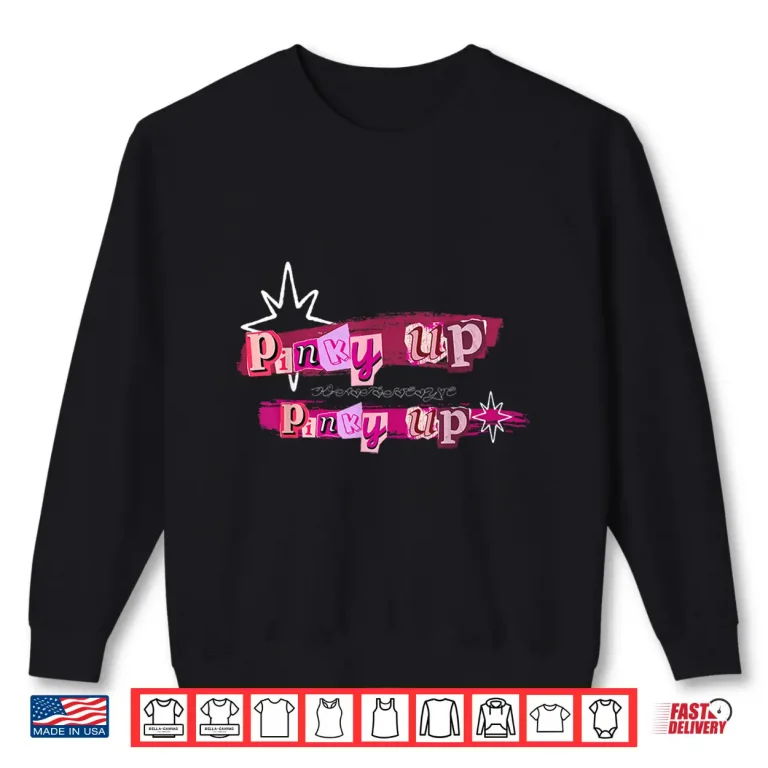 Sweatshirt Pinky Up Katseye Inspired Fan Design Pink Music Lover Style Shirt
