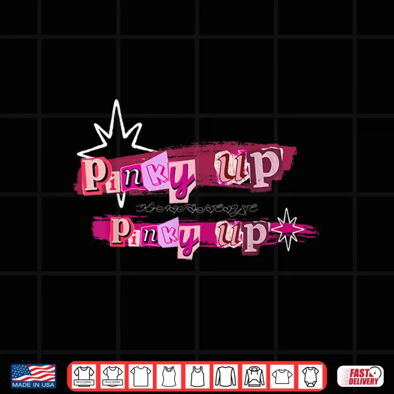 Design Pinky Up Katseye Inspired Fan Design Pink Music Lover Style Shirt