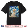 Poodle Dog Starry Night Painting Shirt