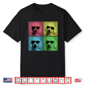 Poodle Pop Art Funny Dog Lover Poodle Photo Booth Shirt