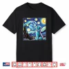 Poodle Starry Night Shirt Van Gogh Painting Poodle Dog Lover Shirt