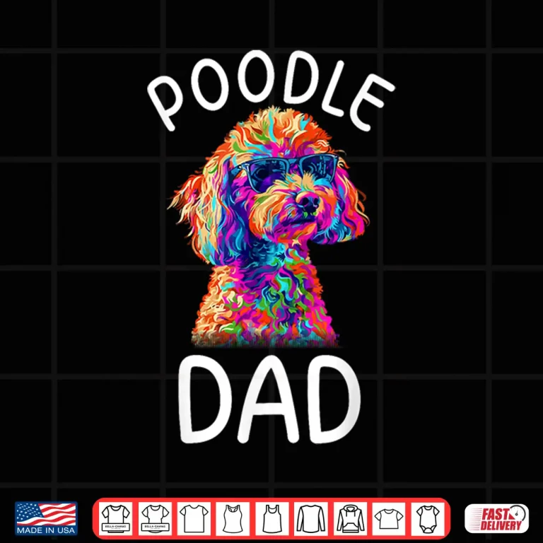 Design Toy Poodle Dad Pop Art Design Mens Toy Poodle Lovers Shirt