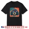 American Star Stripes Poodle Dog Shirt 4Th Of July Men Women Shirt