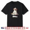Funny Boodle Brown Poodle Halloween Ghost Spooky Dog Mom Shirt