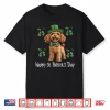 Happy St. Patricks Day Cute Irish Poodle Dog Lover Shamrock Shirt