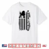 Mens Poodle Dad Vintage American Flag Patriotic Poodle Dog Shirt