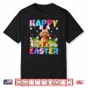 Toy Poodle Dog Happy Easter Egg Hunt Bunny Ear Easter Shirt