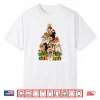 Funny Poodle Dog Christmas Tree Lights Christmas Xmas Pjs Shirt