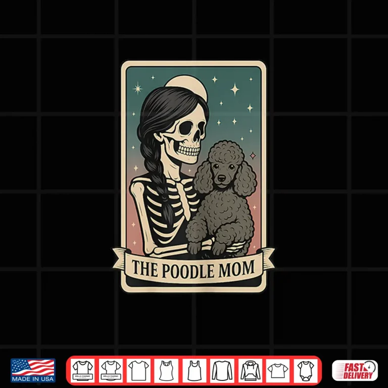 Design Poodle Mom Tarot Card Shirt