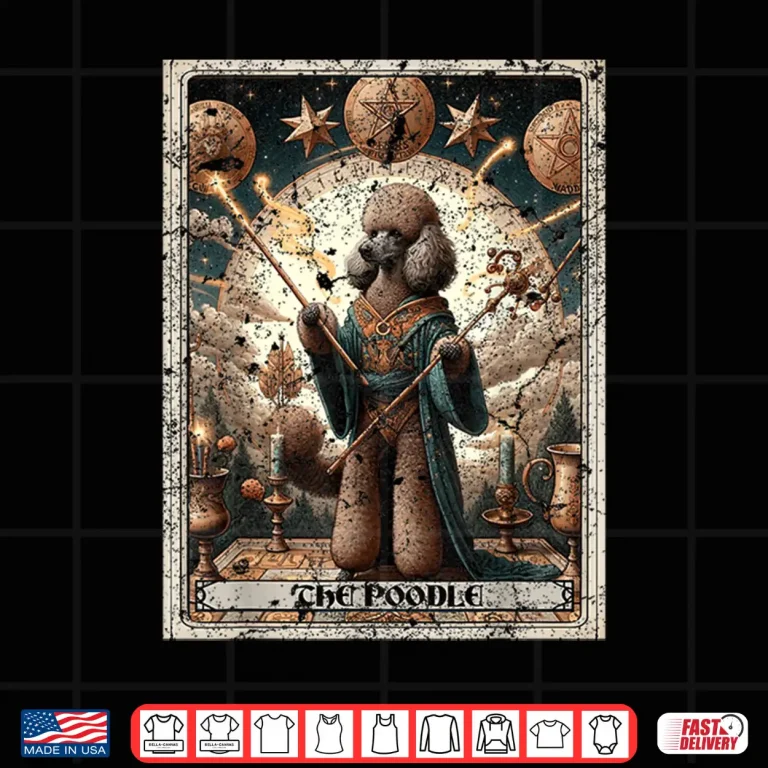 Design Poodle Tarot Card Dog Shirt