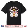 Team Poodle Cute Cartoon For Dog Moms Dads Owners Pet Poodle Shirt