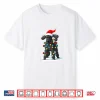 Black Poodle Christmas Lights Funny Holiday For Men Women Shirt
