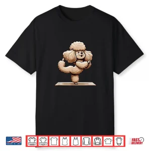 Funny Yoga Poodle Dog Cute Meditation Shirt