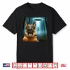 German Shepherd Selfie Alien Ufo Funny German Shepherd Mom Shirt