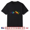 Heartbeat Paw Poodle Tie Dye Hippie Pet Dog Lover Owner Gift Shirt