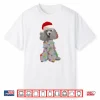 Poodle Christmas Lights Xmas Dog Lover Shirt
