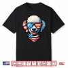 Poodle Dog Wearing Usa Flag Sunglasses Patriotic 4Th Of July Shirt