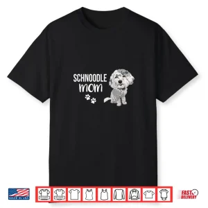 Schnoodle Mom Design Funny Cute Dog Schnauzer Poodle Mix Shirt