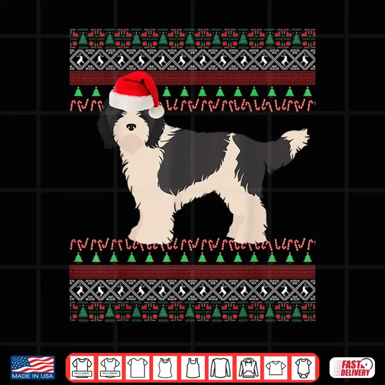 Design Sheepadoodle Christmas Shirt