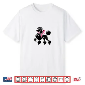 Womens Sock Hop Cutie 50’S Costume Big Poodle 1950’S Party Cute Shirt