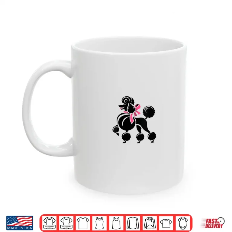 Mug Womens Sock Hop Cutie 50s Costume Big Poodle 1950s Party Cute Shirt