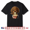 Cute Toy Poodle Dog Eating Ramen Shirt