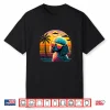 Funny Poodle Dog Miniature Poodle Toy Poodle Retro Sunset Shirt