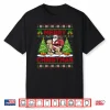 Funny Santa Riding Poodle Ugly Christmas Sweaters Dog Xmas Shirt