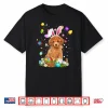 Toy Poodle Dog Easter Egg Hunting Basket Easter Day Shirt