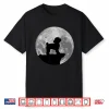 Toy Poodle Silhouette In The Moon Halloween Costume Shirt